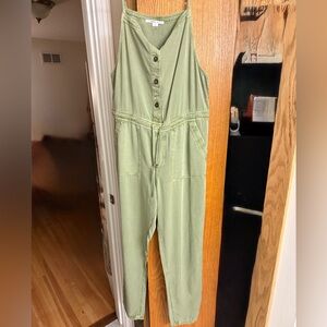 O'Neill Olive Green spaghetti strap onesie M